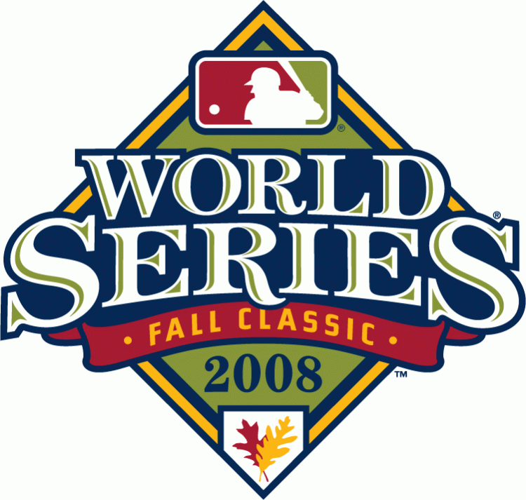 MLB World Series 2008 Primary Logo iron on transfers for T-shirts